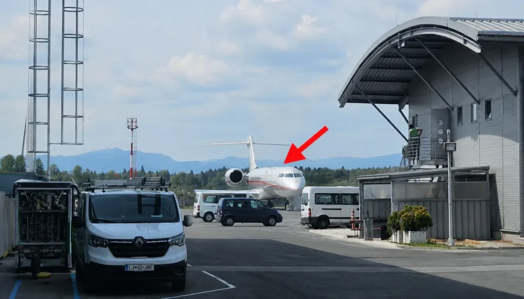 FOTO in VIDEO: Dončić in Lakersi so tukaj! Zasebno letalo pristalo na Brniku