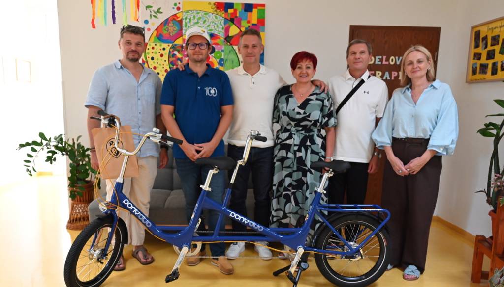 Posebno darilo za učence v Ormožu, s tandemskim kolesom do novih izkušenj