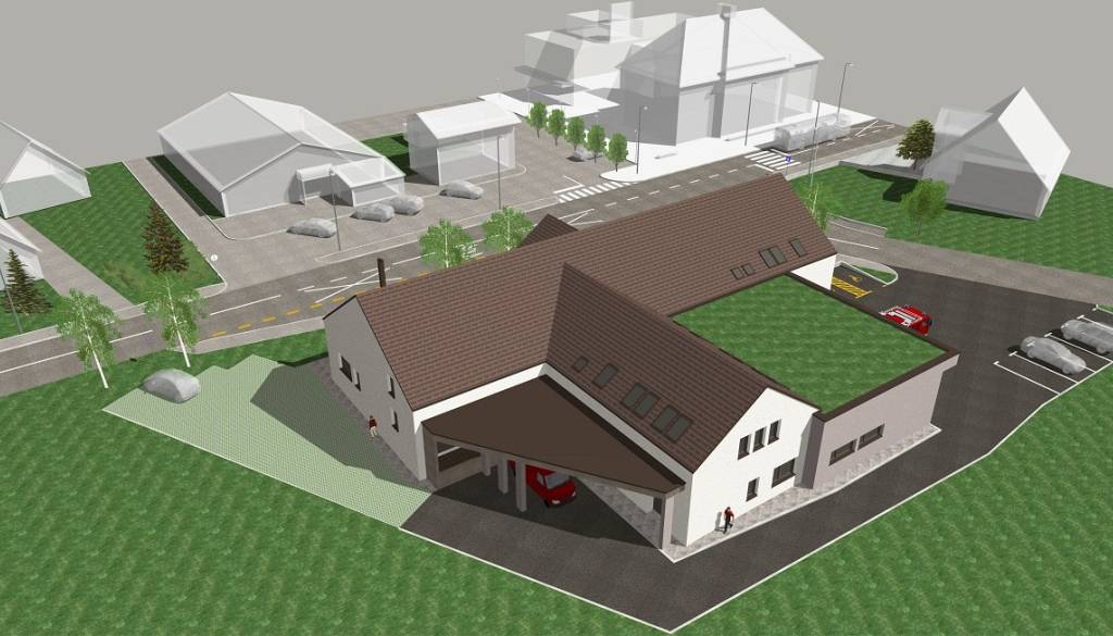 Ob Krki bo zrasel večnamenski dom za gasilce: Zanj bodo odšteli več kot 3,5 milijona evrov