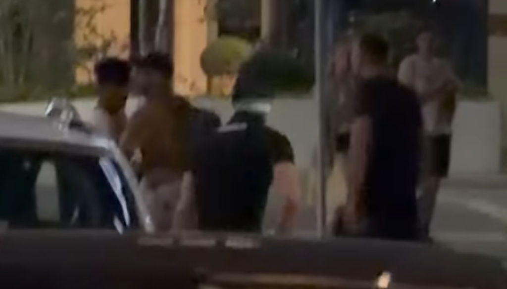 VIDEO: Množični pretep v Ljubljani - zamaskirani moški pretepali več ljudi, vse ujeto na posnetku