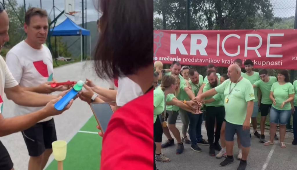 Smeh, navijanje in športni izzivi, v Podblici znova slavili domačini