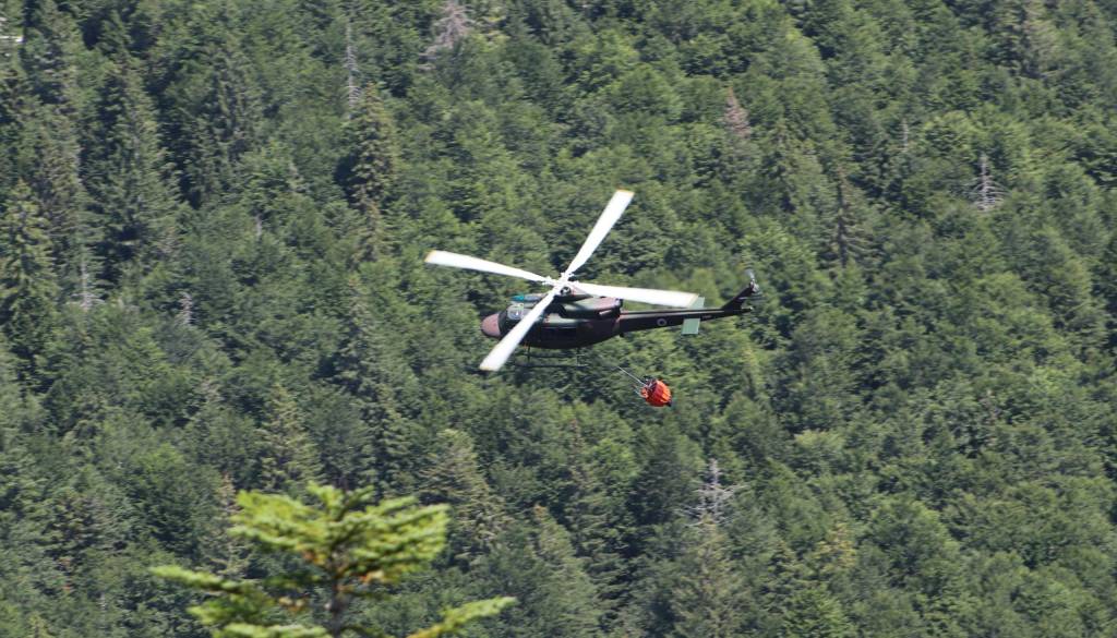 Vsakih šest ur nova intervencija: helikopterji Slovenske vojske imeli izjemno naporen julij