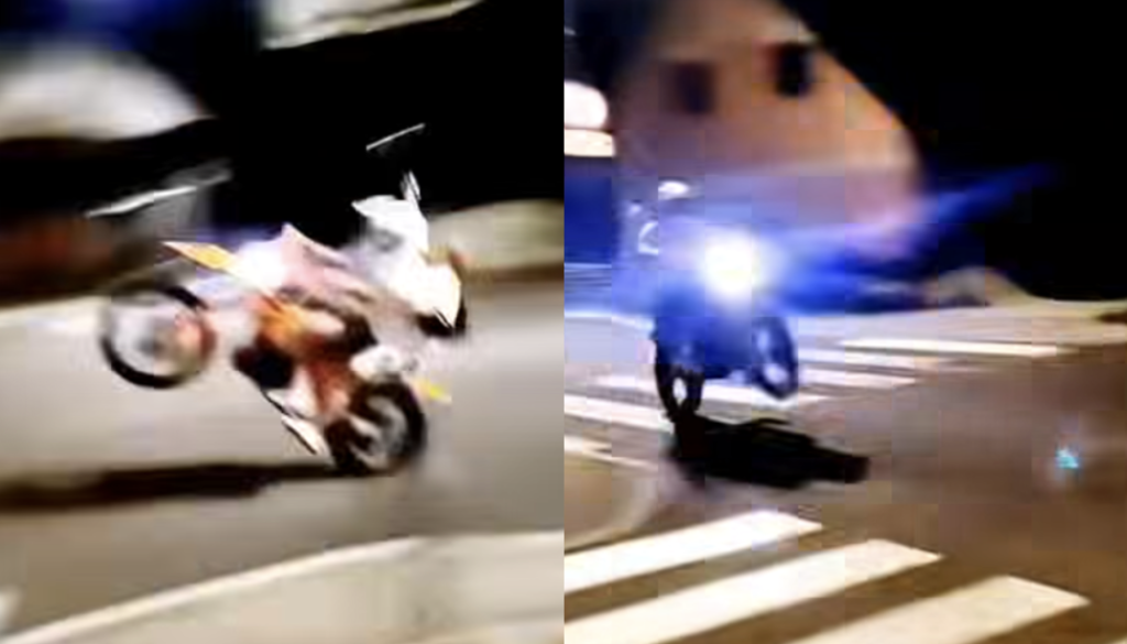 VIDEO: Zabava ali prekršek? Nočno divjanje z motorji razdelilo Dolenjce