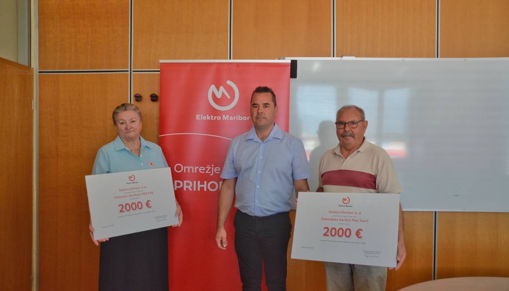 Elektro Maribor na Ptuju podprl delovanje dveh humanitarnih organizacij