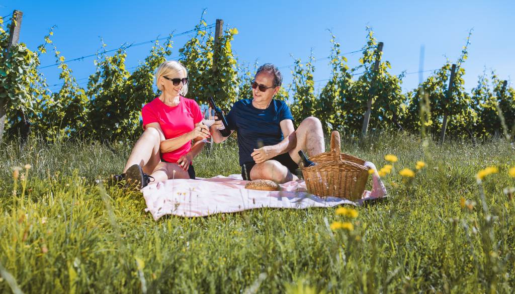 Košarica Mestnega vrha je nov razlog, da si z izbrano družbo privoščite dan med vinogradi