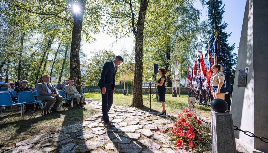V Kranju počastili spomin na bazoviške junake: »Svoboda in mir nista samoumevna«