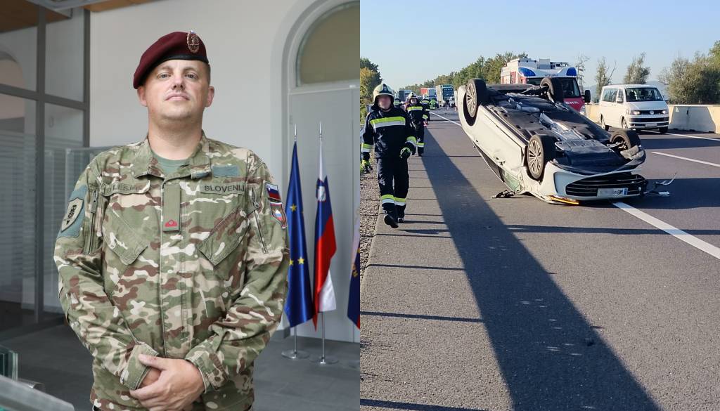 Murskosoboški vojak na poti proti Gradcu pokazal izjemno prisebnost