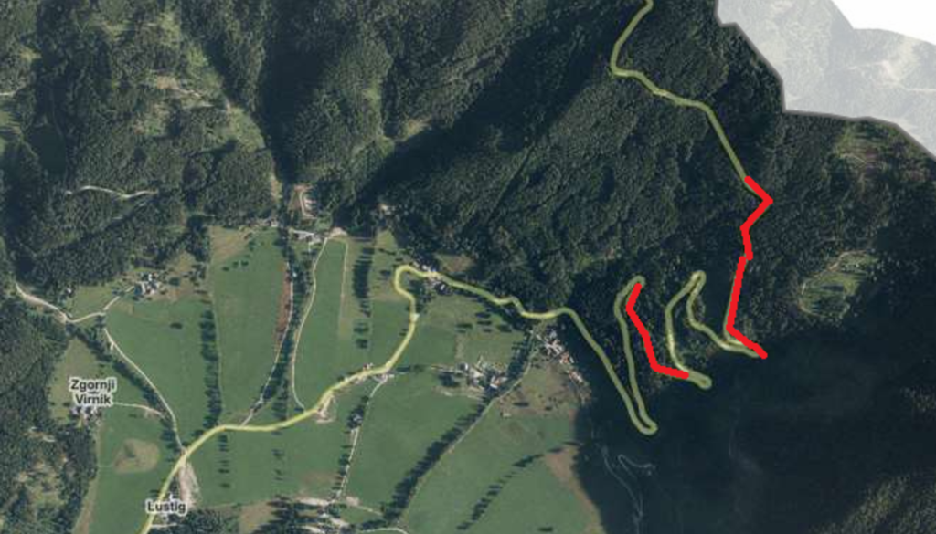 Na cesti proti Jezerskemu več kot leto dni del, občasno tudi popolne zapore