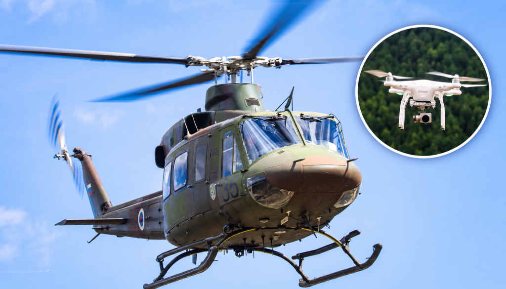 Drama v zraku nad UKC Ljubljana: Dron ogrožal reševalni helikopter, storilcu grozi visoka globa