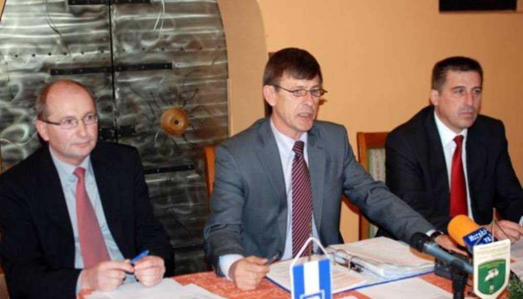 Branko Gros, Danilo Kacijan in mag. Stanko Glažar