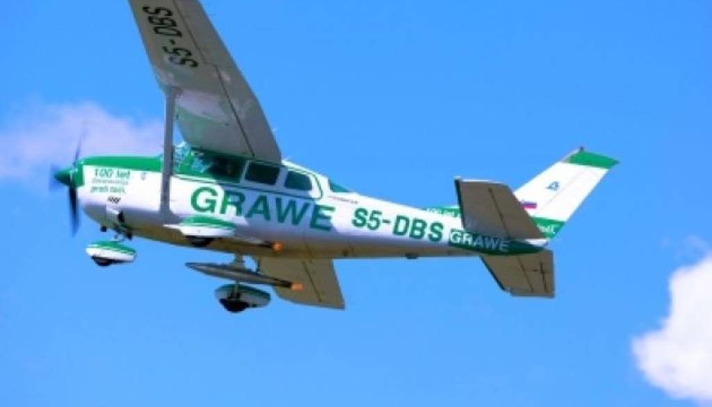 Do sedaj edino letalo v Sloveniji za boj proti toči