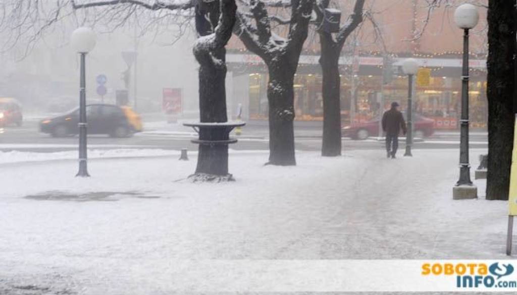 Murska Sobota pozimi.