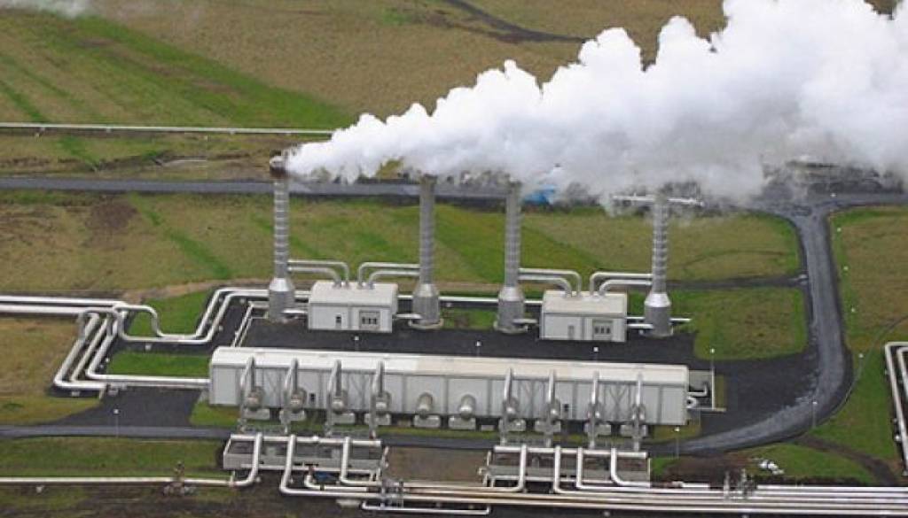Geotermalna elektrarna na Islandiji.