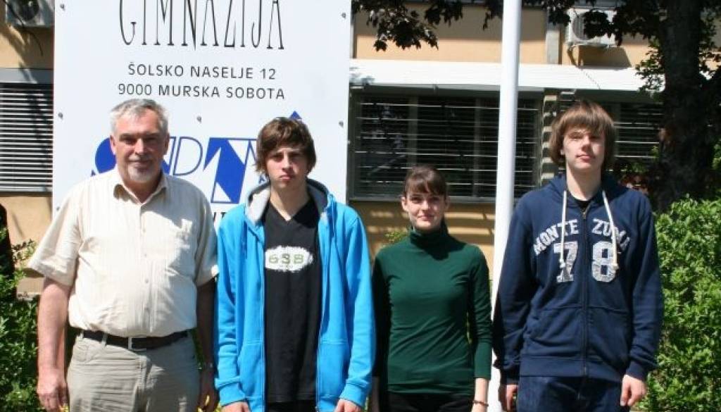 Uspešna ekipa geografov iz murskosoboške gimnazije.