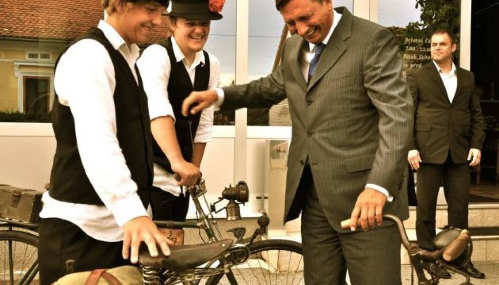 Borut Pahor lani na obisku v Črenšovcih.