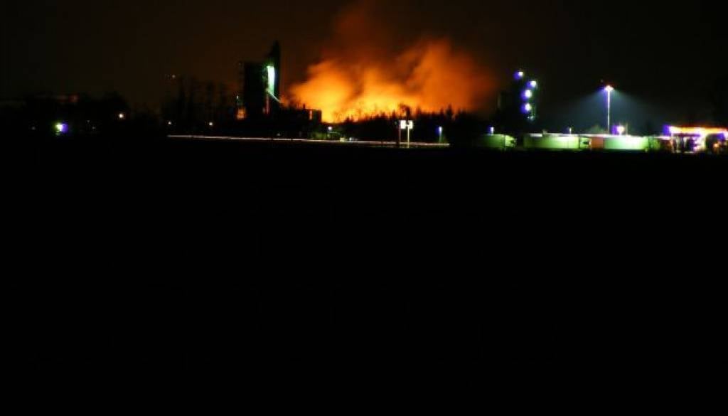 Požar v SOIC Murska Sobota, foto: Mitja Šeruga