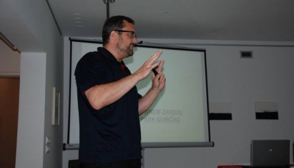 Bernard Goršak (na sliki) je poudaril, da se razmeroma majhna ekipa KPG trudi za iskanje novih priložnosti v parku.