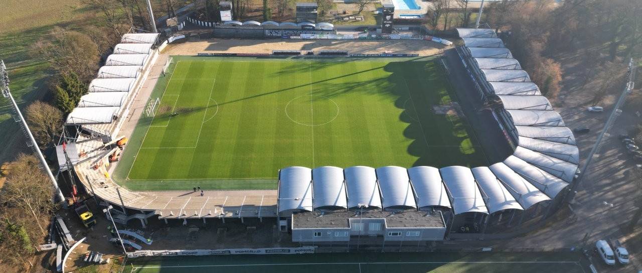 Dograditev zahodne tribune na Fazaneriji se bliža koncu