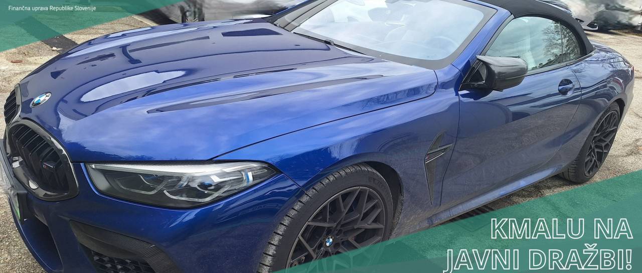 Finančna uprava zasegla luksuzni BMW: 