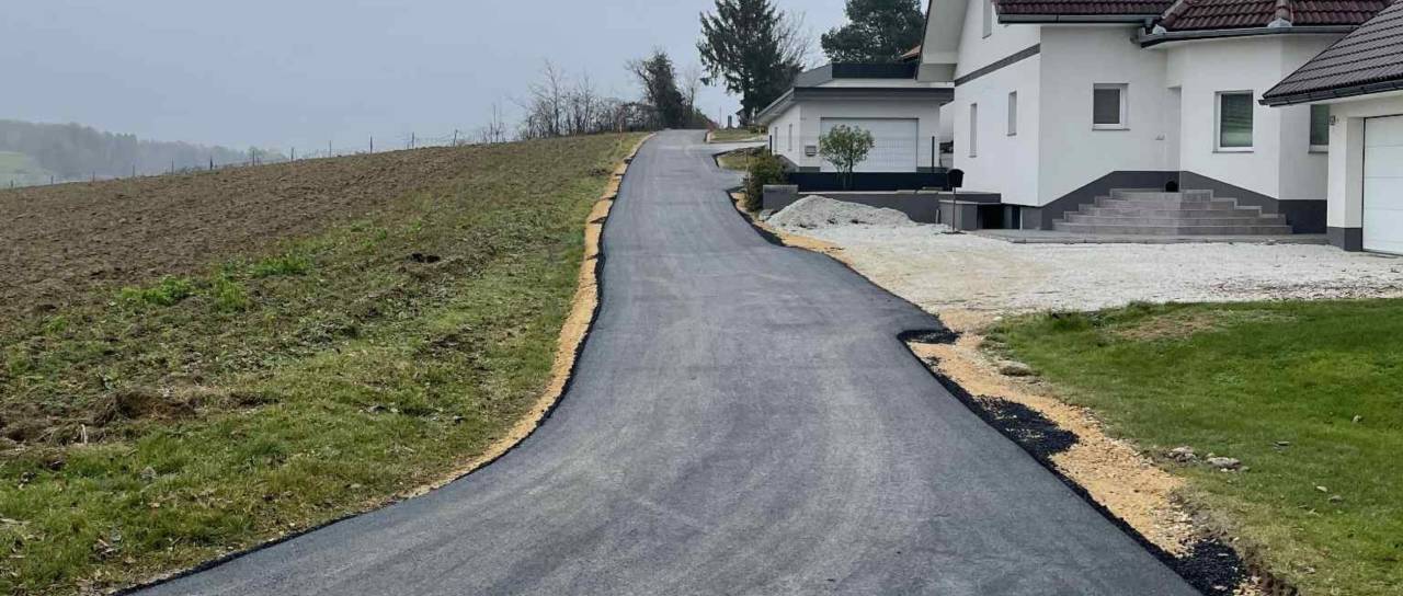 V Krčevini pri Vurbergu zaključili asfaltiranje javne poti