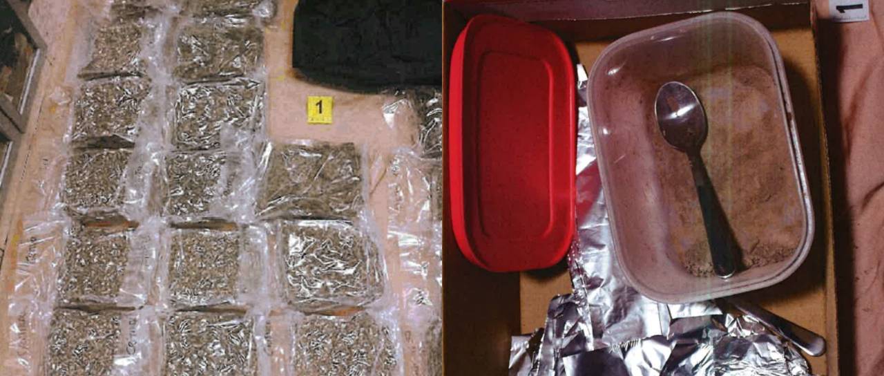 FOTO: Velik zaseg ljubljanskih policistov, odkrili kokain in heroin