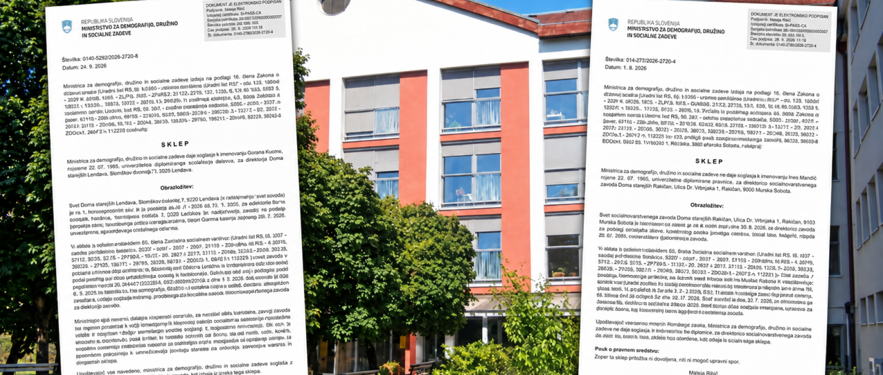 Razkrivamo dokumenta ministrstva: Pri Goranu Kuzmi šteli dosežki, pri Ines Magdič le mnenje občine