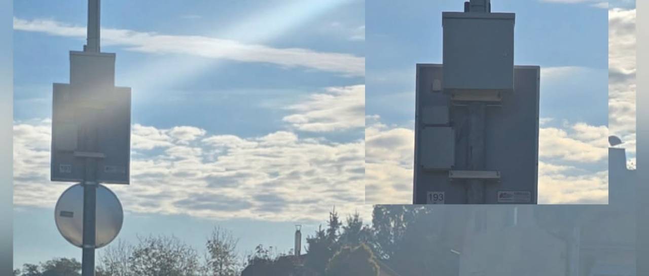 V Pomurju postavili nov stacionarni radar, hitrost omejena na 40 kilometrov na uro