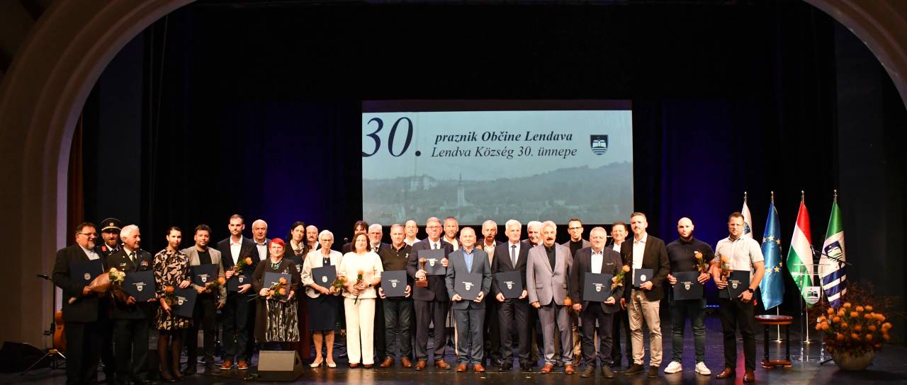 FOTO in VIDEO: Lendava praznovala občinski praznik, naziv častnega občana prejel hrvaški župan