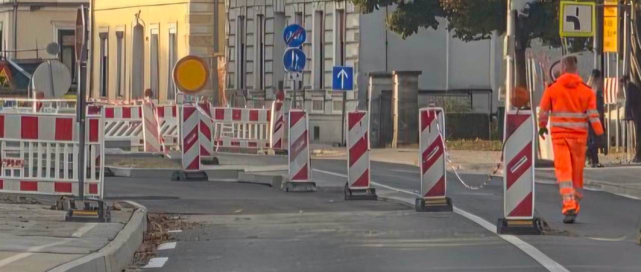 V Ljutomeru nova faza gradnje krožišča, spremenjen prometni režim