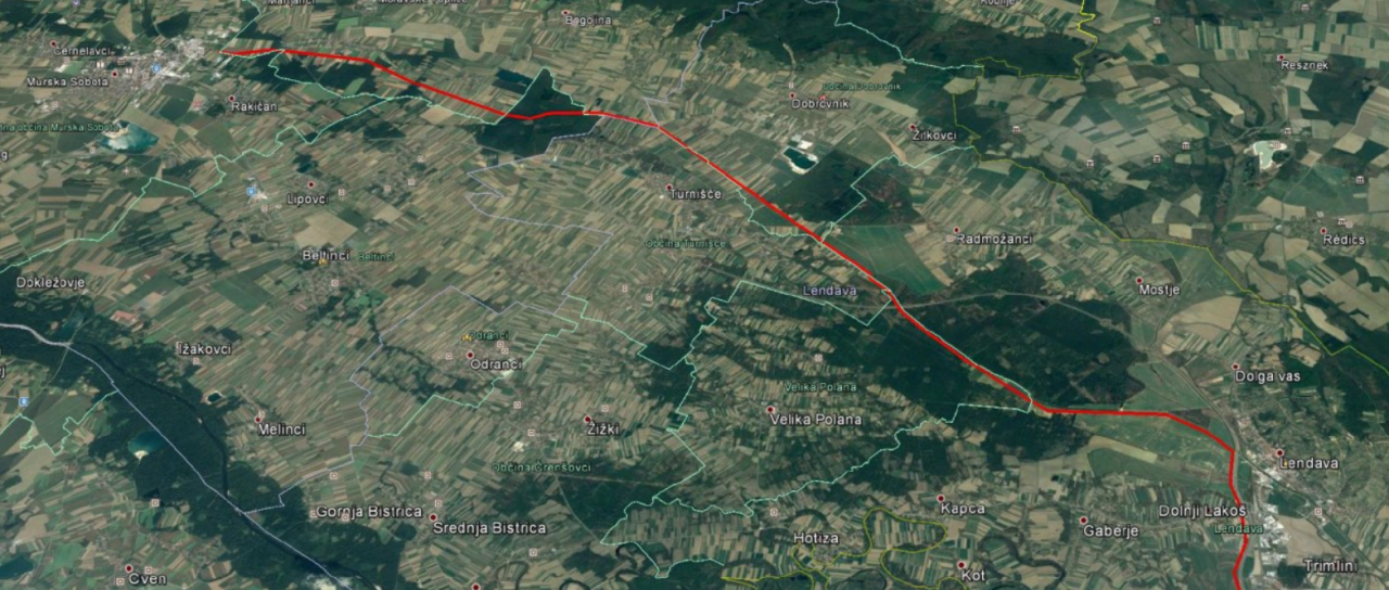Razkrivamo traso težko pričakovanega daljnovoda Murska Sobota - Lendava