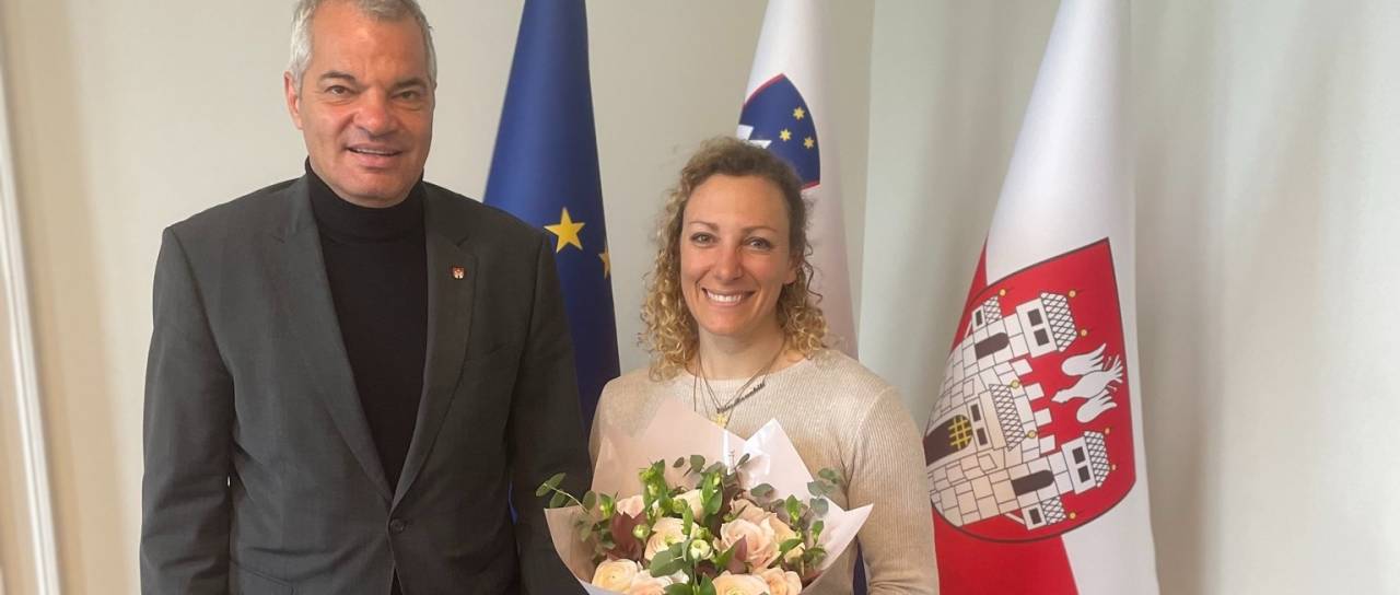 Arsenovič sprejel Ilko Štuhec ob koncu kariere: »Maribor je ponosen nate«