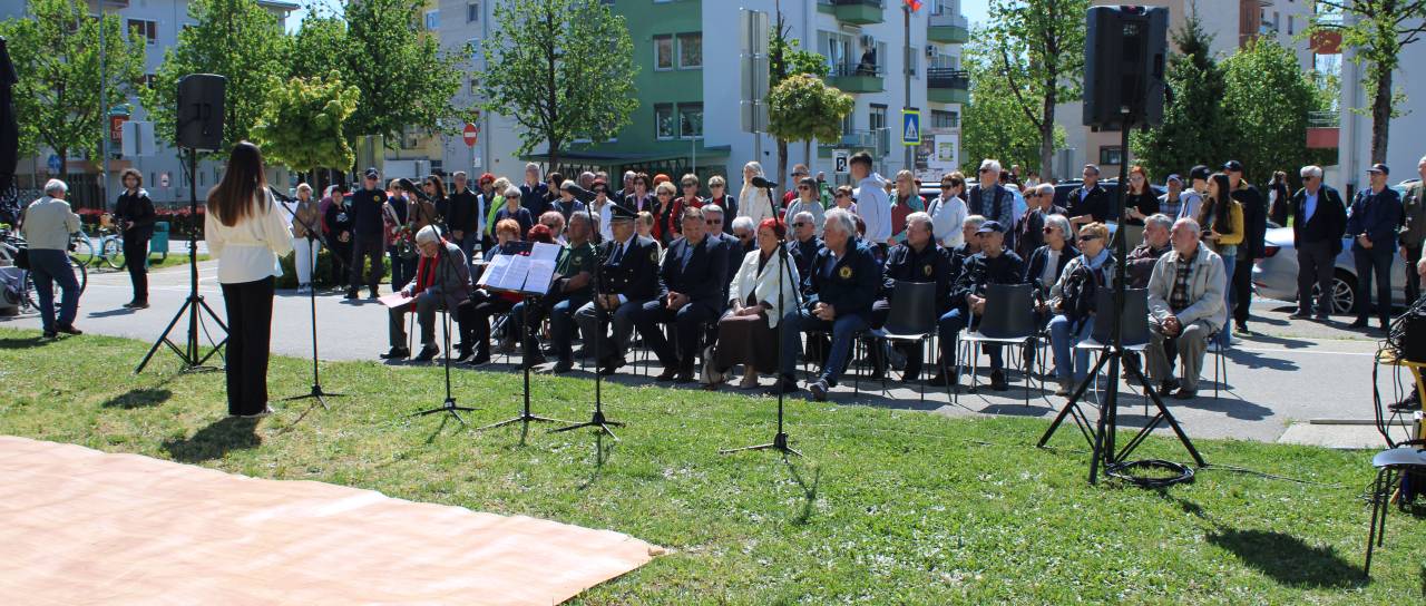 FOTO in VIDEO: V Murski Soboti obeležili prihajajoči dan upora proti okupatorju