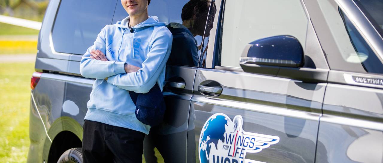 Domen Prevc v nepričakovani vlogi na letošnjem teku Wings for Life v Ljubljani