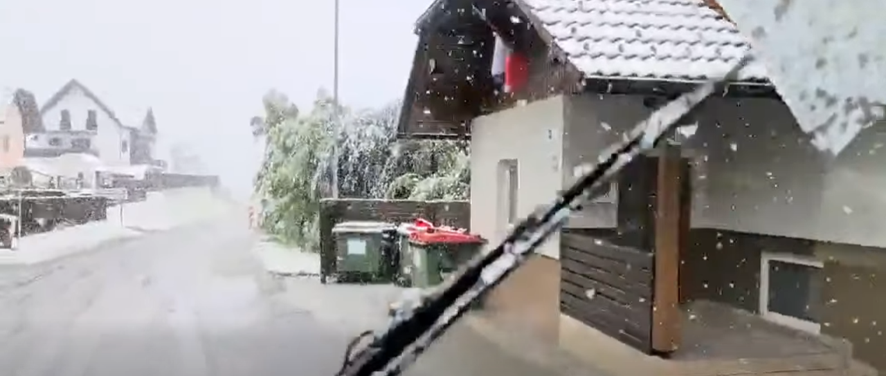 VIDEO: Kakšna kulisa! Sneg pobelil tudi Koroško, kje ga je zapadlo največ?
