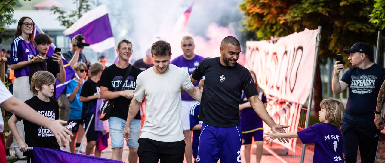 FOTO in VIDEO: Viole s posebnim slovesom za Soudanija in Repasa