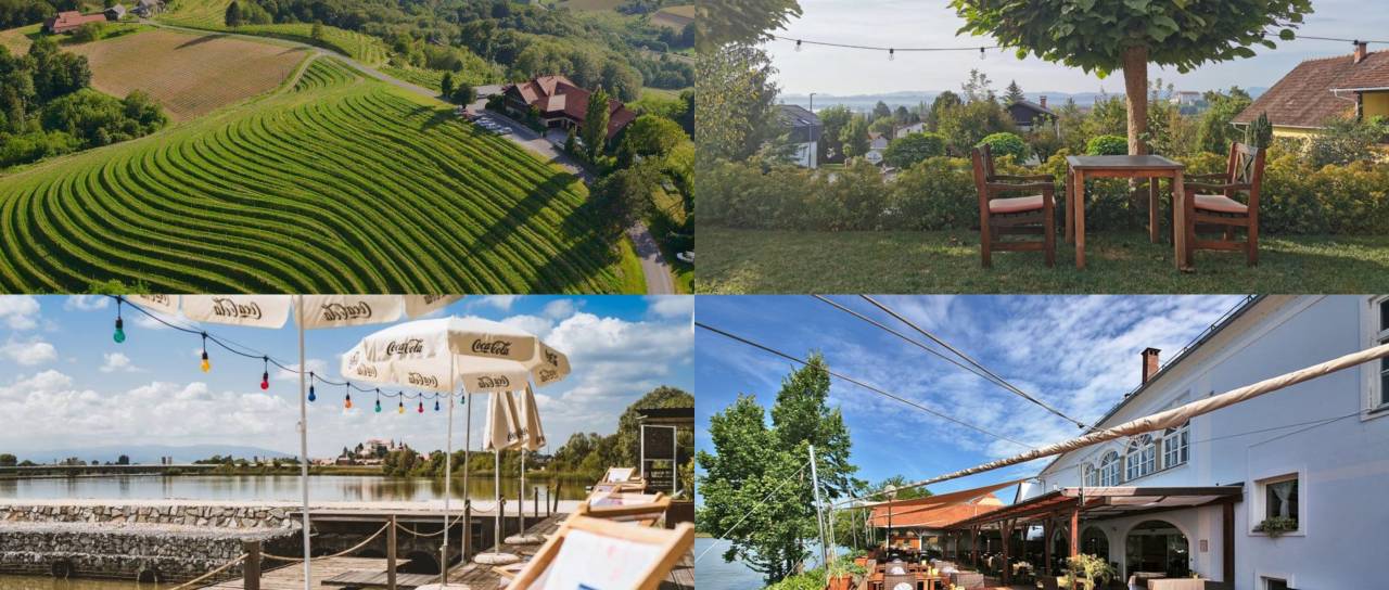 Šest barov in restavracij na Ptuju in v okolici, kjer je razgled del doživetja