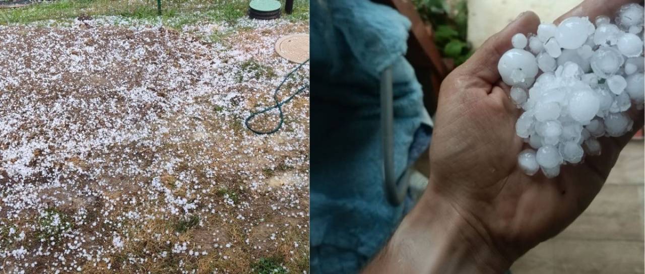 Na Štajerskem klesti toča: debela tudi kot oreh