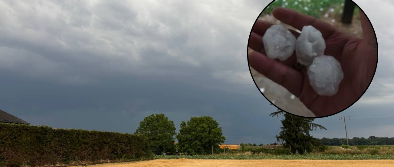 FOTO in VIDEO: Vremenoslovci so imeli prav, nevihte prinesle tudi točo