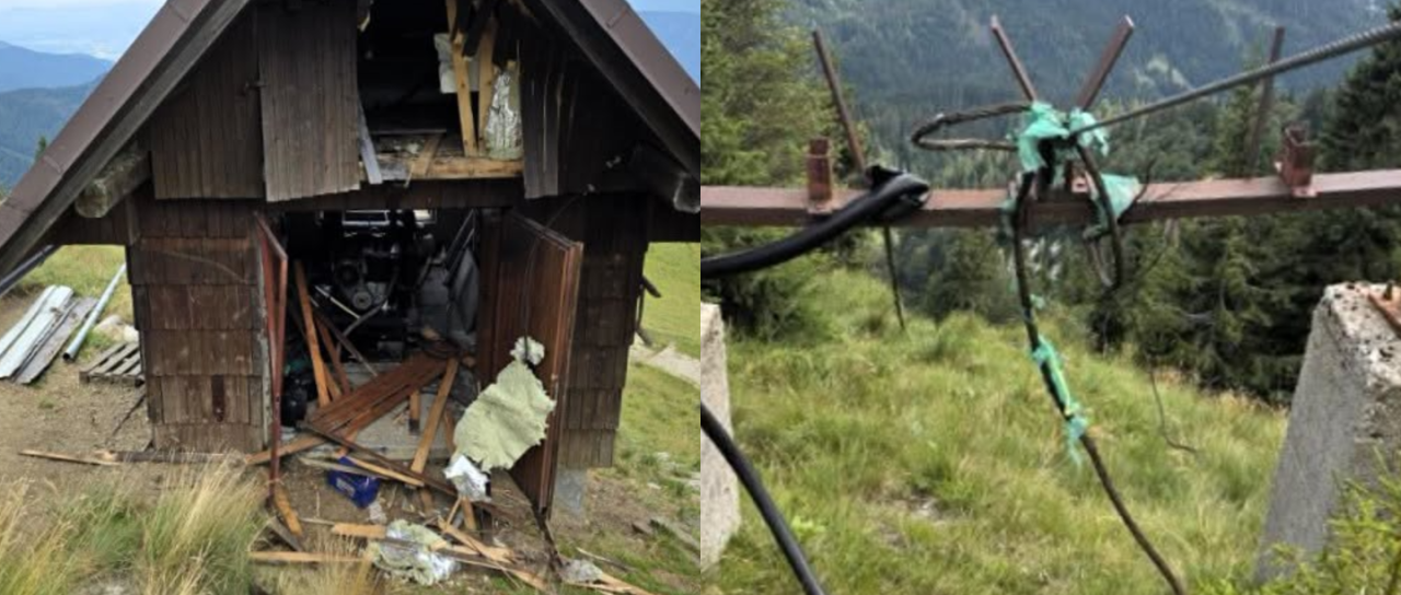 Drama na Golici: Nosilna zajla žičnice se je pretrgala, košara je zgrmela v globino