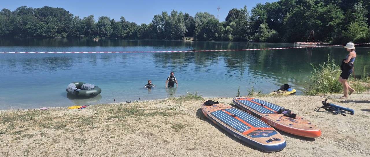 Tragičen razplet iskanja pri Babincih, v gramoznici našli mrtvega otroka
