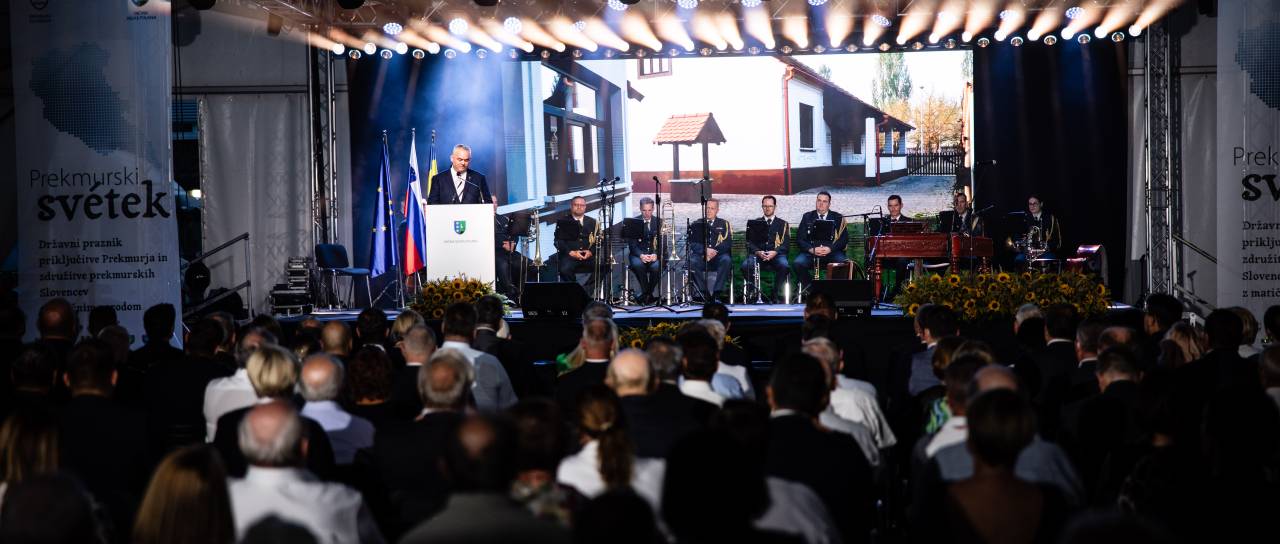 FOTO: Osrednja regijska slovesnost v Veliki Polani, zbrane nagovoril Jernej Vrtovec