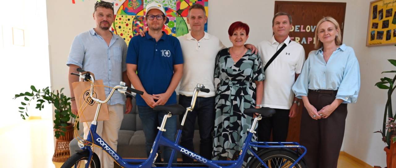 Posebno darilo za učence v Ormožu, s tandemskim kolesom do novih izkušenj