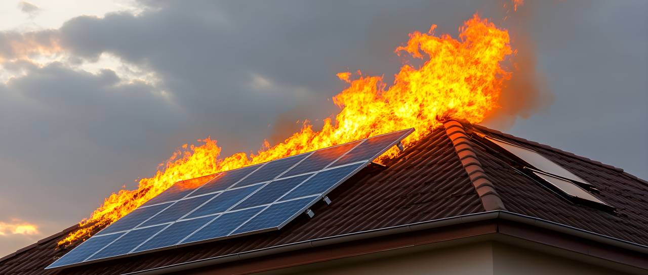 V Pomurju zagorela sončna elektrarna, nastala je večja materialna škoda