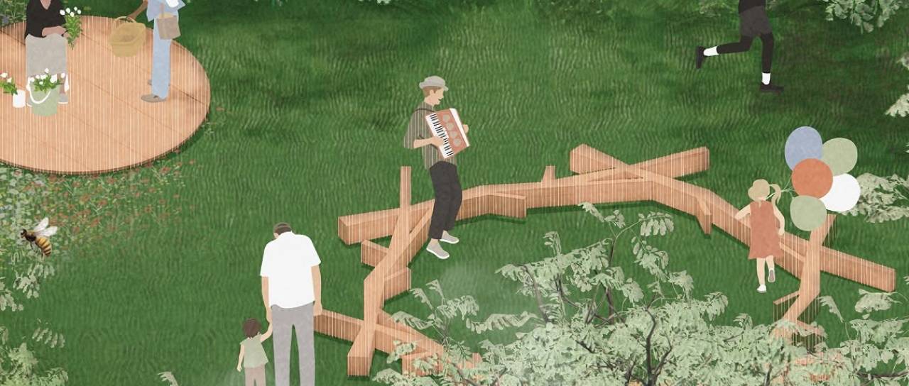 Tako bi lahko izgledal novi Park Brdo: med večjimi parki v Ljubljani, prostor tudi za vrtičke