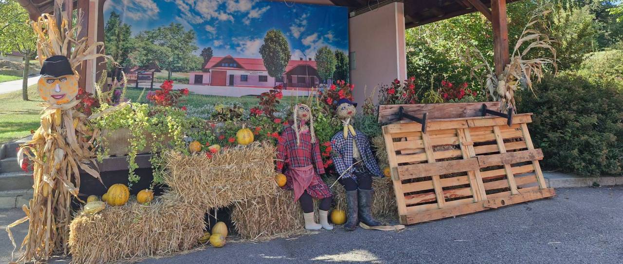 FOTO: Pomurske vasi v objemu jesenskih barv in domiselnih okrasitev