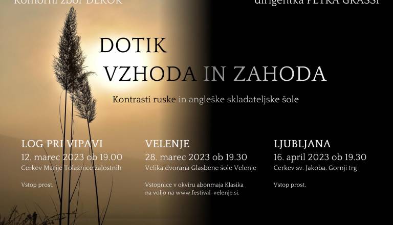 Koncert KZ Dekor Dotik vzhoda in zahoda