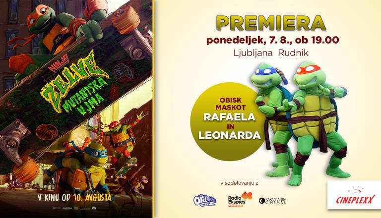 Premiera Ninja želve