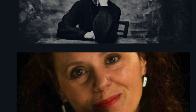 Cvetka Bevc in Draga Poročnjak v Knjigarni Sanje