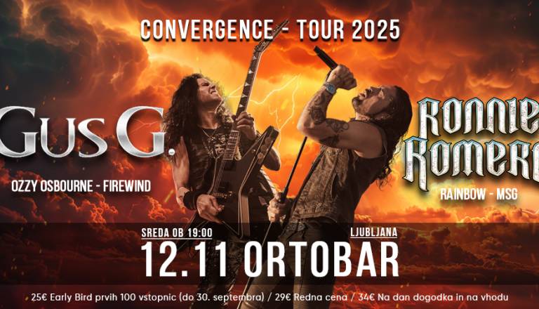 Ronnie Romero & Gus G v Ljubljani