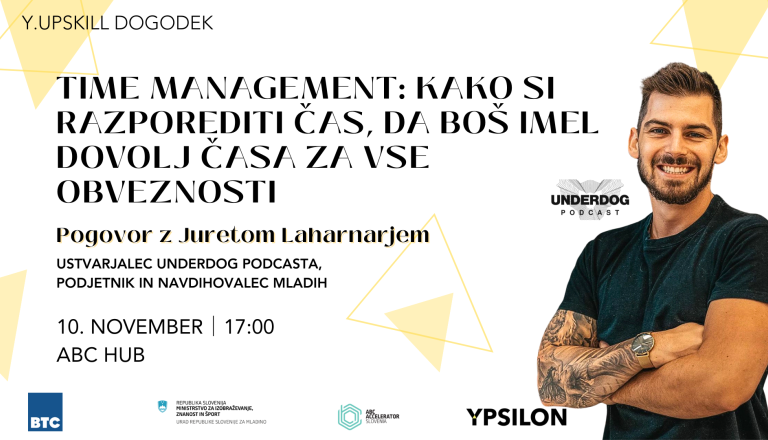 TIME MANAGEMENT: kako si razporediti čas, da boš imel dovolj časa za vse obveznosti